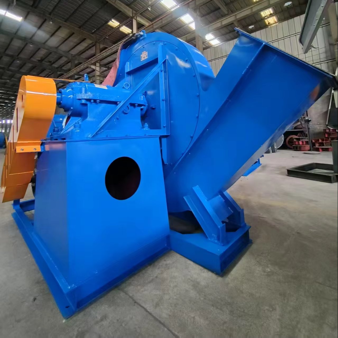 Electric Industrial High Pressure Centrifugal Air Blower Fan Ventilator Belt Shaft Motor