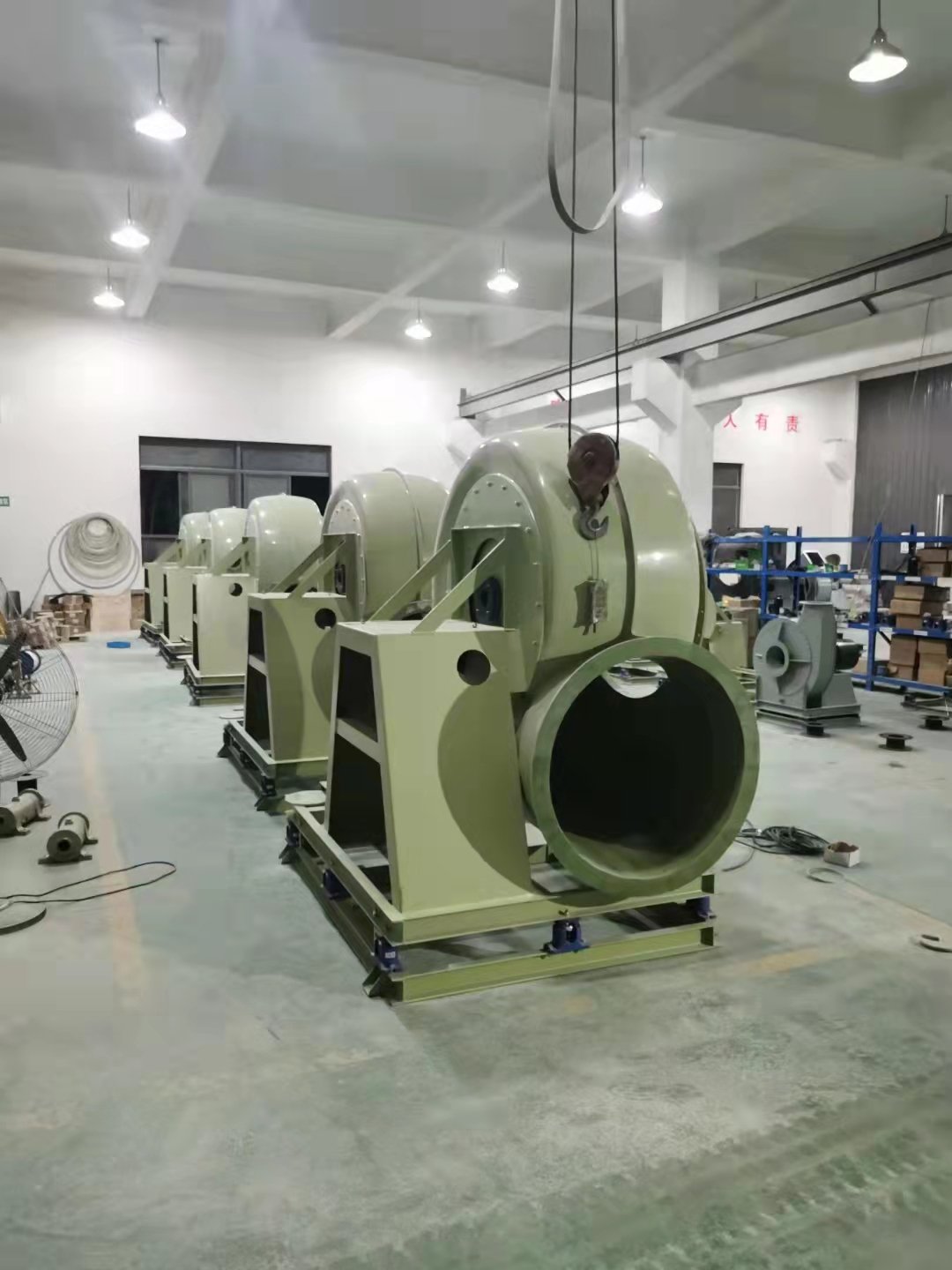 Hot-sale Industrial Anticorrosive and Explosion Proof Low Noise 4-72 FRP Centrifugal Suction Blower Fan