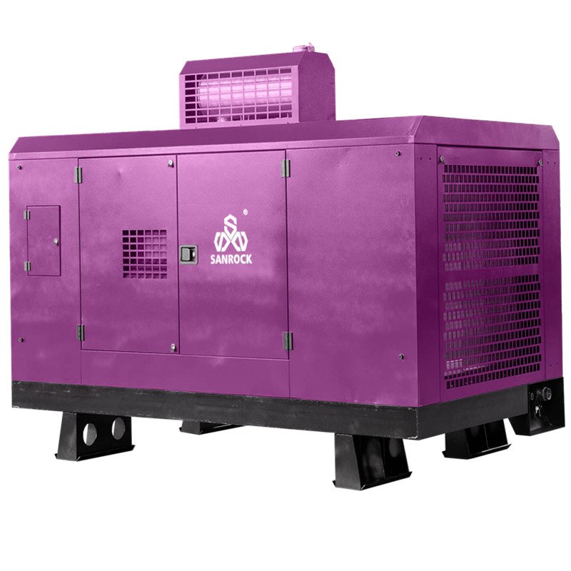 Screw Air Compressor Mining Direct Driven Screw Air Compressor Machine Diesel Air Compressor