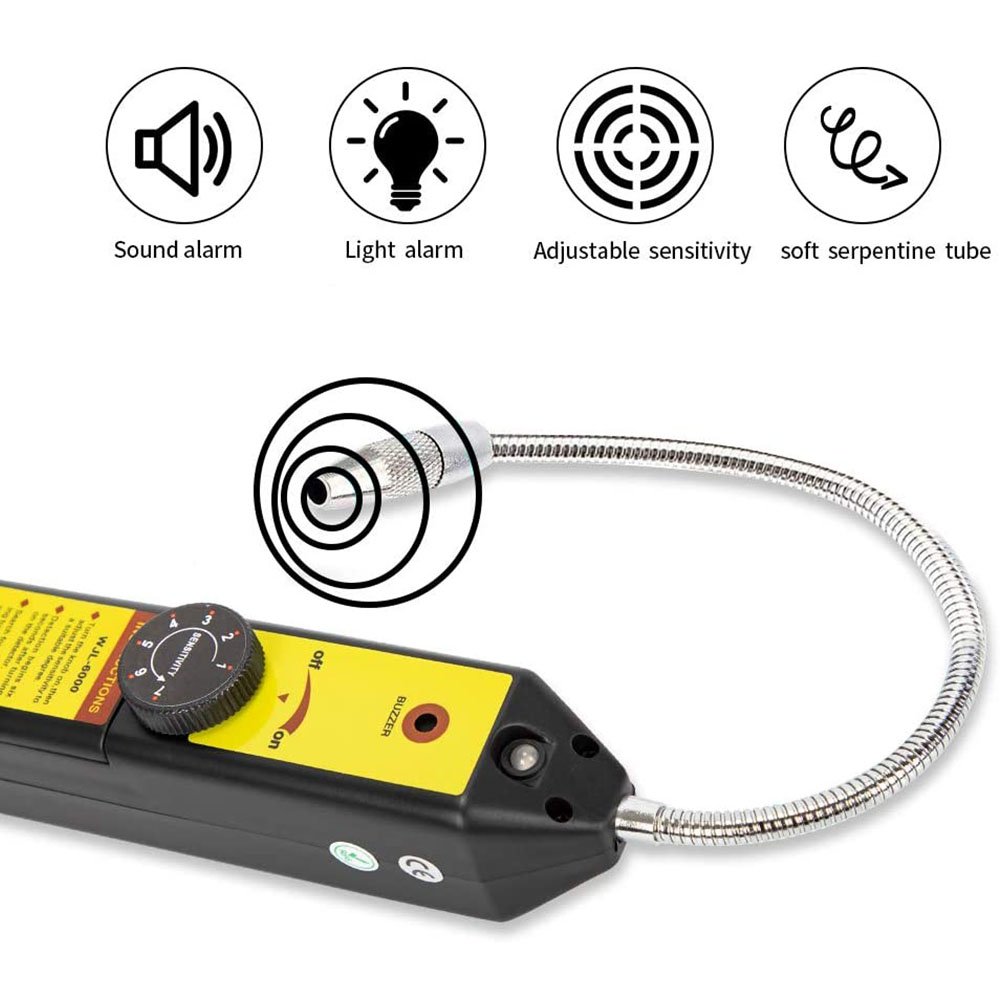 Refrigerant Gas Leak Detector Automatic Halogen Leak Detector For Refrigerant air Conditioning CFC HCFC HFC HC Gas Leak Detector