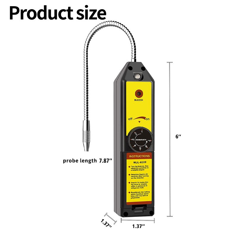Refrigerant Gas Leak Detector Automatic Halogen Leak Detector For Refrigerant air Conditioning CFC HCFC HFC HC Gas Leak Detector