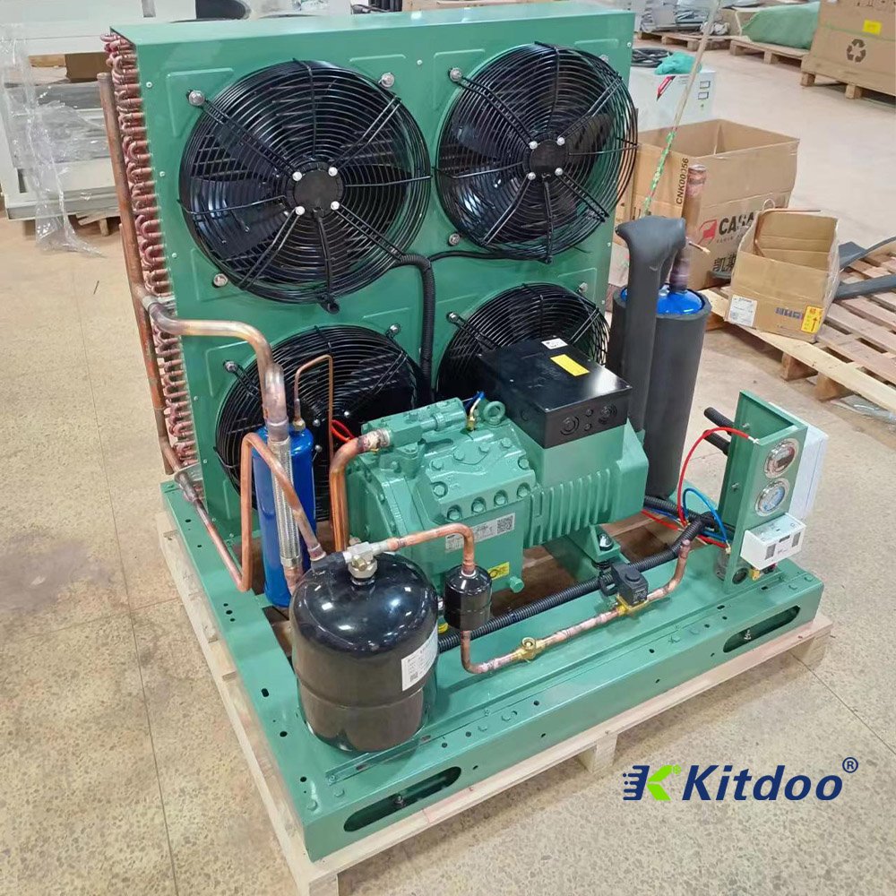 High Performance Bitzer Compressor Air Cooled Semi Hermetic Condensing Unit for Cold Room