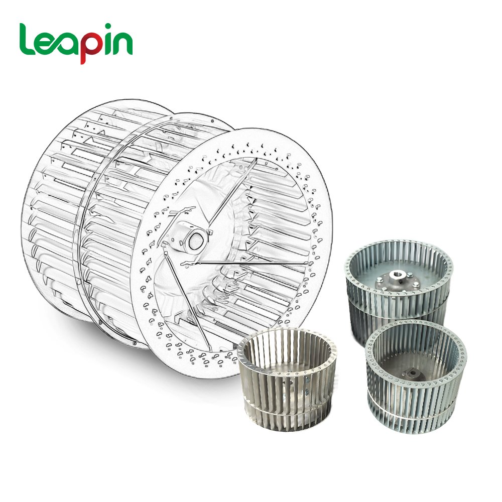 Leapin DC-280 Free Drawing Design Forward Curved Blower Impeller Centrifugal Fan Blade for Sale