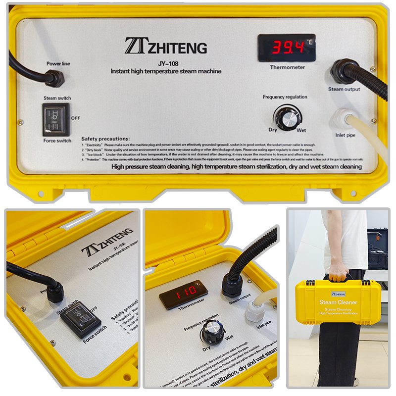 Electric Portable Easy Operate AC air Conditioner Parts air Conditioner Cleaner Dry Vapor Steam Cleaner
