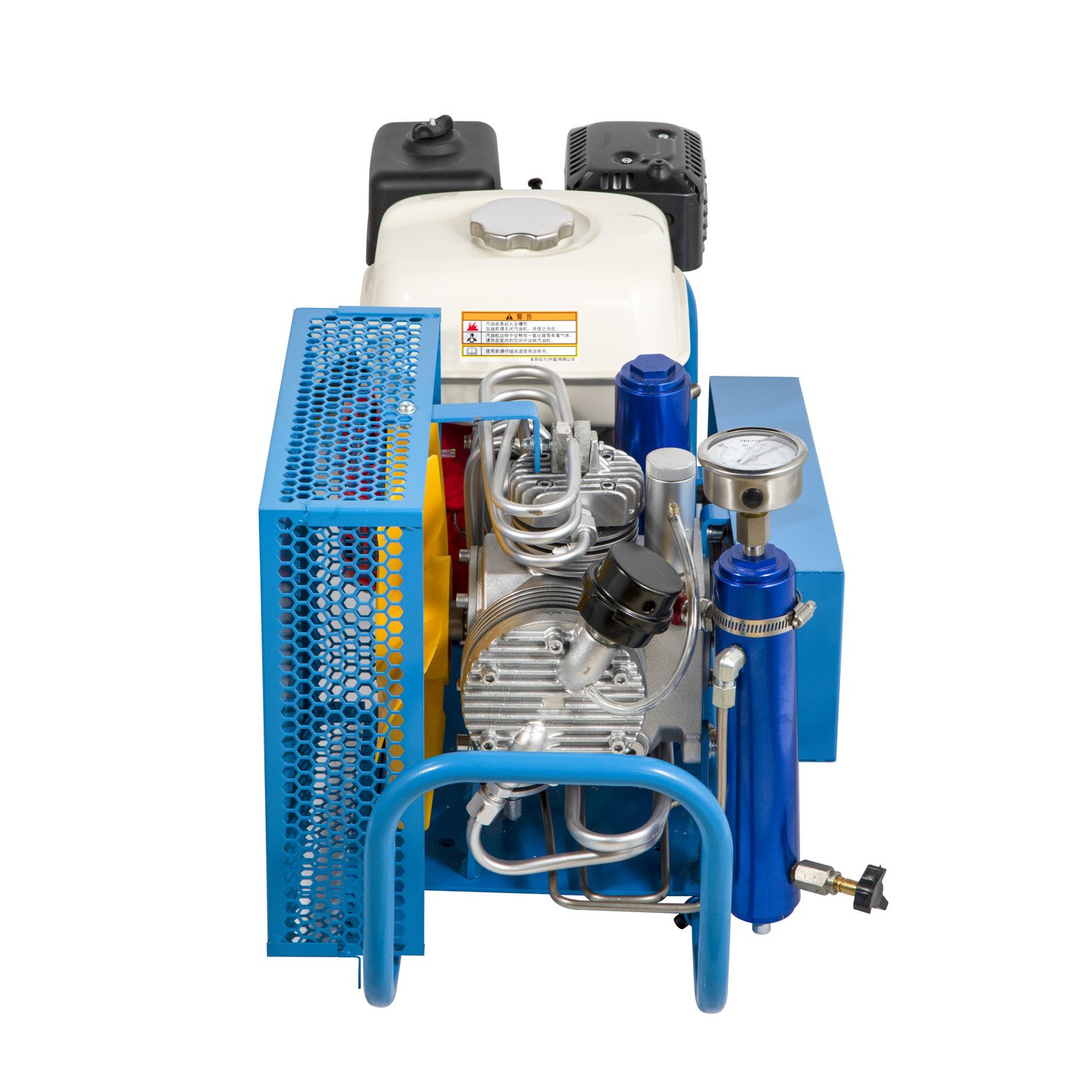 SCU100P 200-300 Bar Electric/Petrol Breathing Air Compressor for Scuba Diving & Firefighting