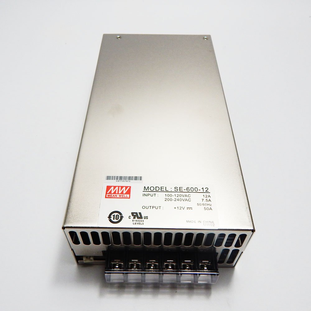 Meanwell 12v 50a Power Supply 600W Single Output Switching Power Supply SE-600-12 Mean Well Dericsson
