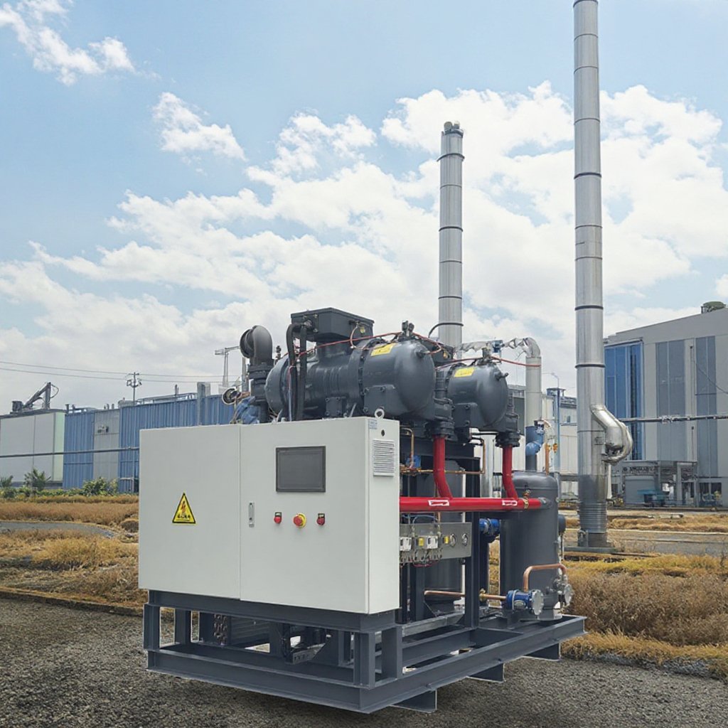 Hanbell RC2-830A Small Refrigeration Screw Compressor for Small Scale Condensing Units Manufactured in Shanghai