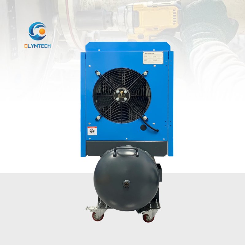 Professional 5.5KW Electric Single-Phase Screw Air Compressor 8bar 220V 50Hz Factory Cooling-Oxygen Gas Engine Motor Core