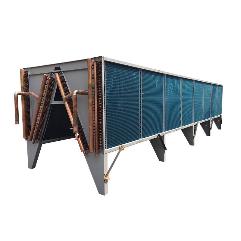 Air Conditioner V-shaped Condenser Unit Series Copper Tube Heat Exchanger Hydrophilic Aluminum Foil Fin Condenser