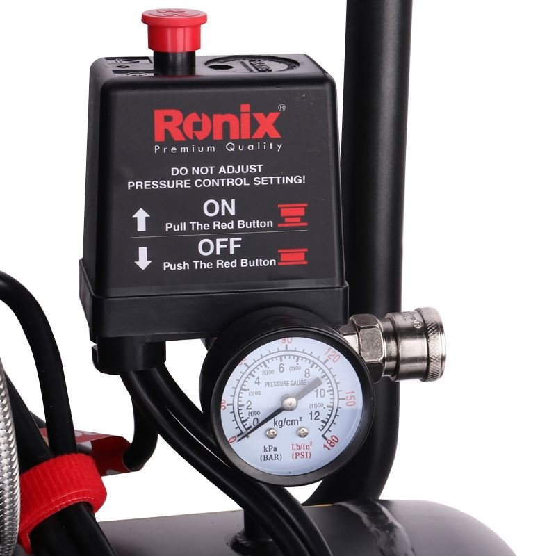 Ronix Rc-5013 Oil Less Air Compressor Noise Less Silent Type Air Compressor 50L Oil Less Silent Type 3.4Hp Silent Air Compressor