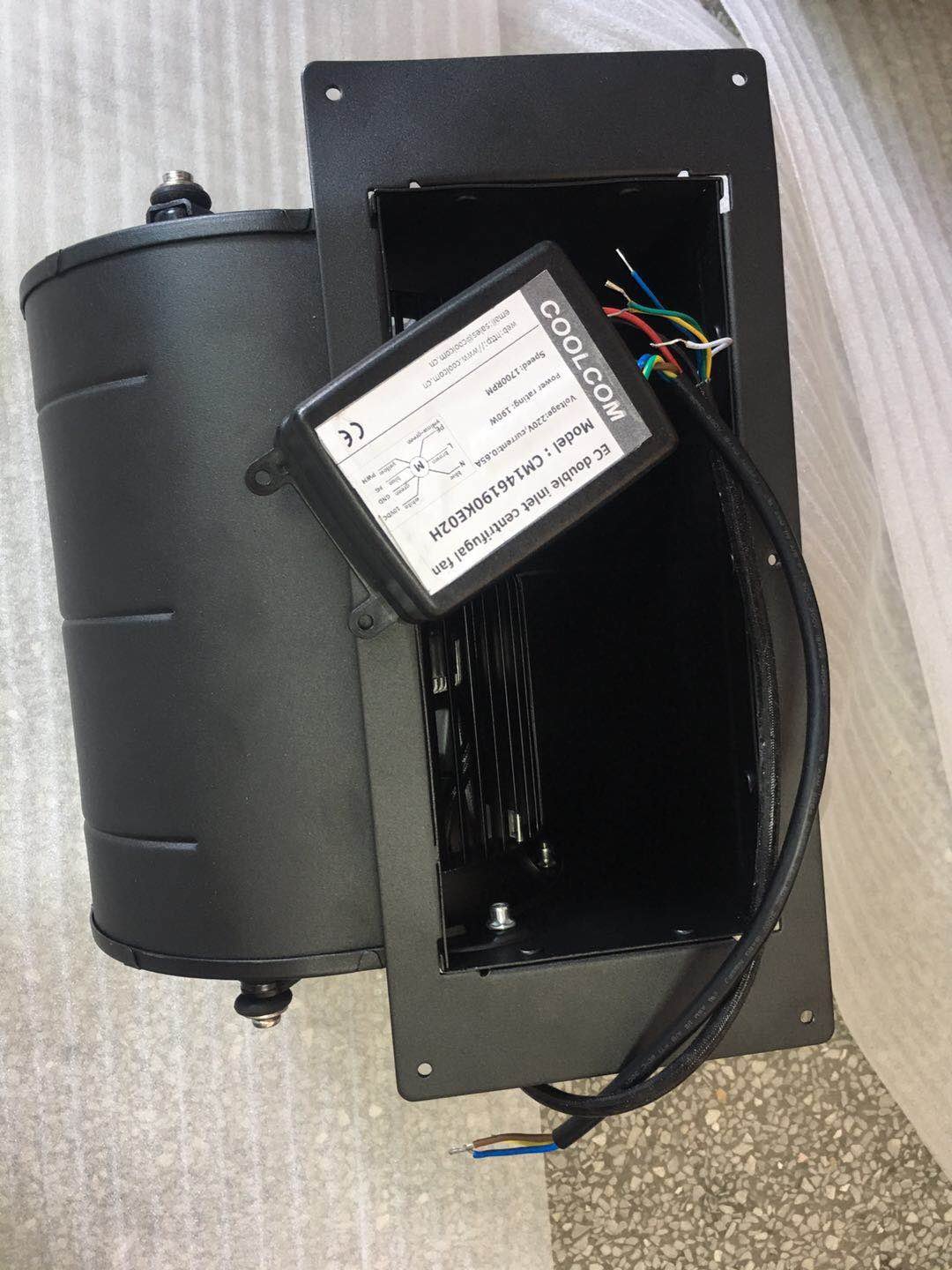 COOLCOM DC 140mm Industrial Ventilation High Speed Custom Centrifugal Fans for Biological Control Systems