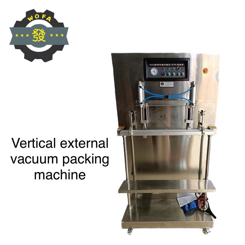 DZQ-600F Customizable Vertical Particle Powder External Vacuum Packaging Machine Pneumatic Electric Driven Sealing Pouch