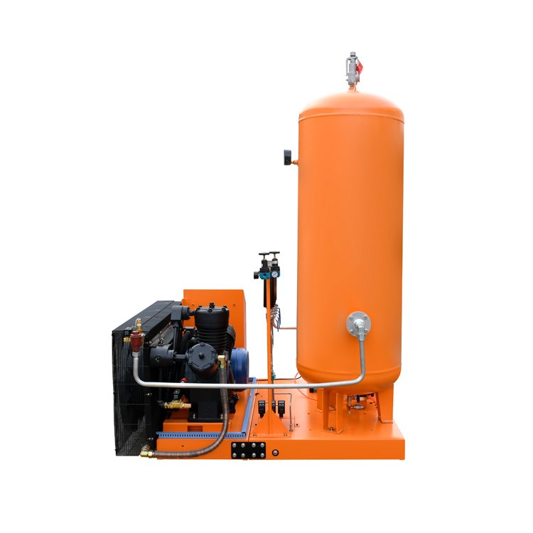 Combined 30bar Piston Compressor 350l 15hp 11kw Ac Power air Compressor for Fiber Laser Cutter Machine Booster Pump
