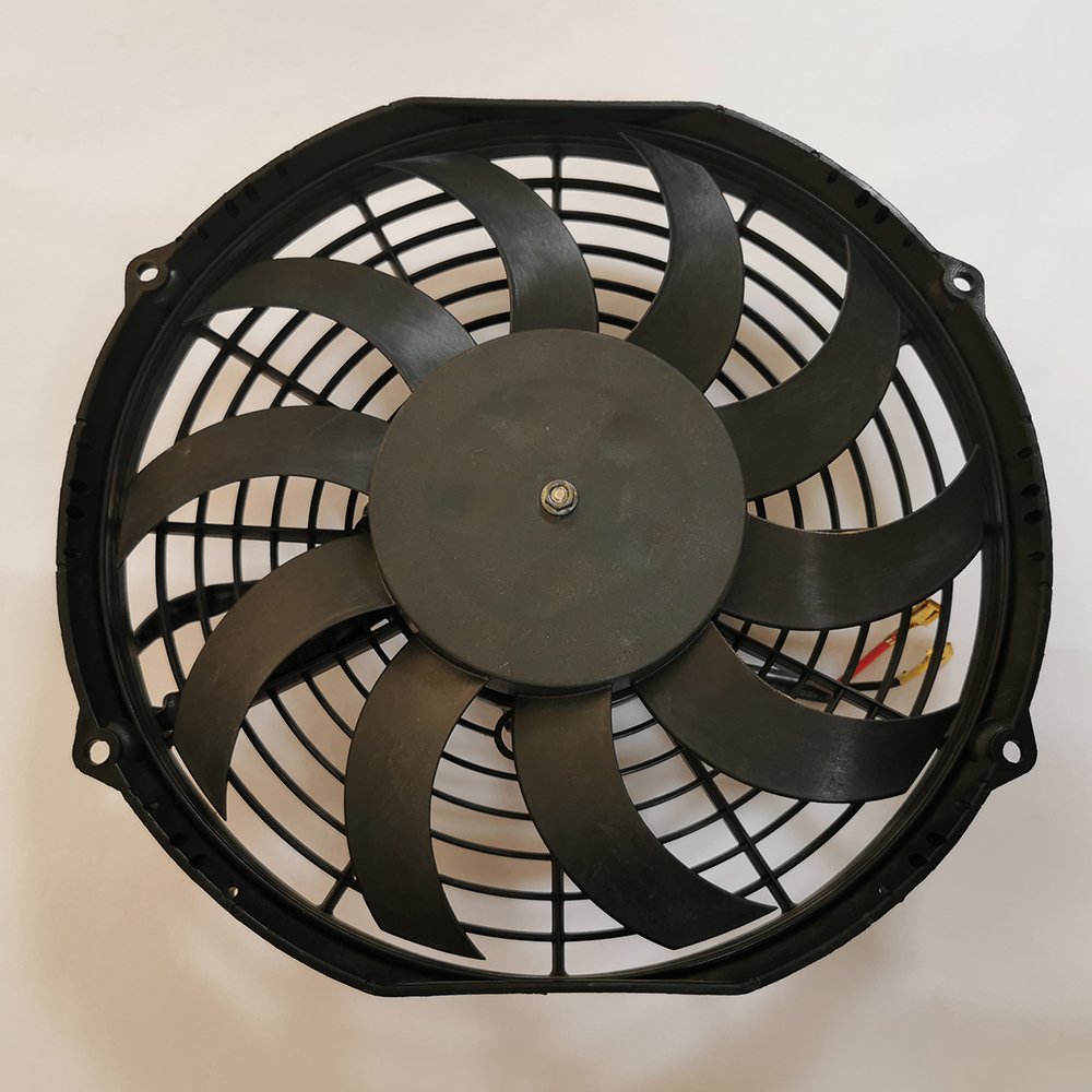 9 10 11 12 14 16Inch Universal Axial Cooling Fan Electrical Big Power Bus Van Truck DC Brushless Fan Condenser Radiator Spal Fan