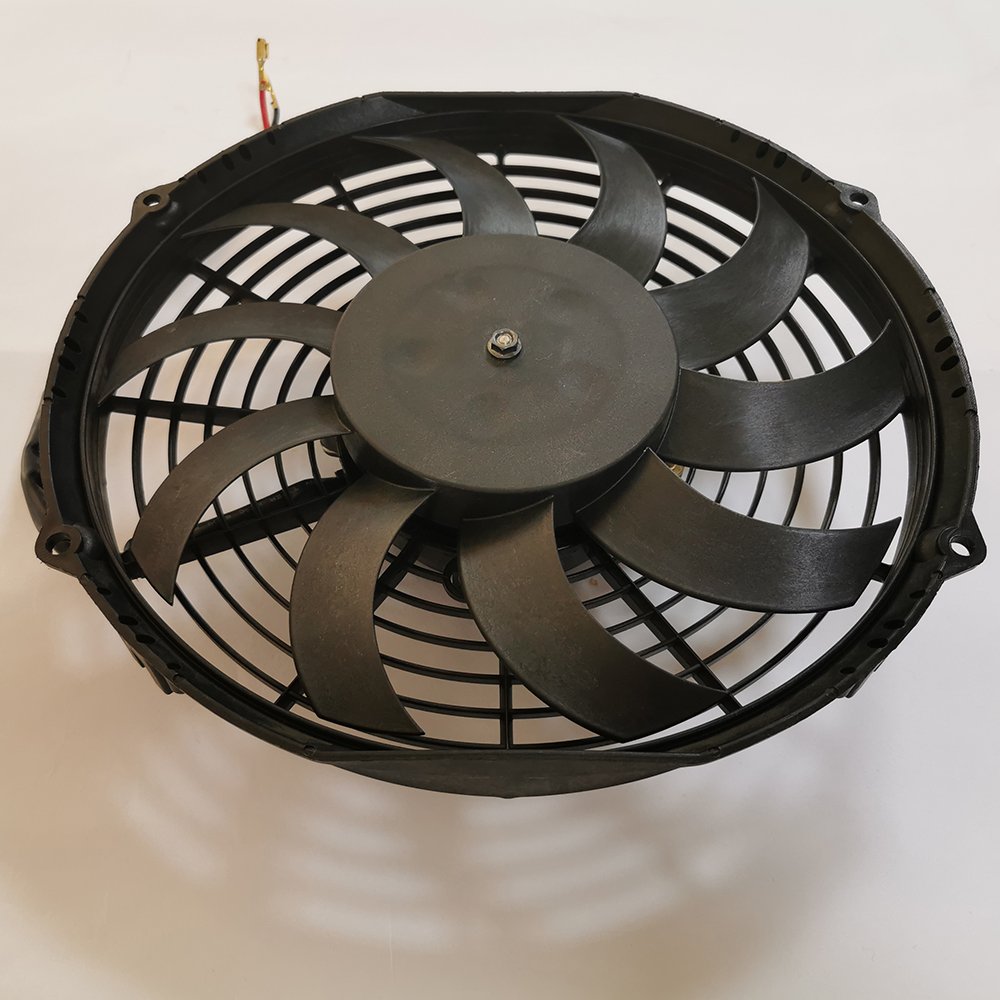 9 10 11 12 14 16Inch Universal Axial Cooling Fan Electrical Big Power Bus Van Truck DC Brushless Fan Condenser Radiator Spal Fan