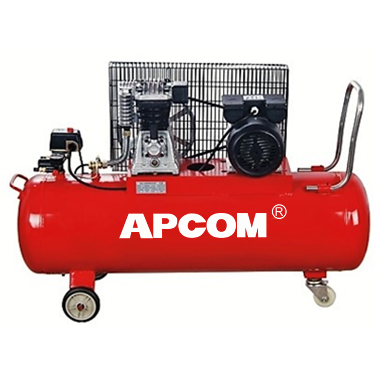 APCOM AirCompressor 100L 150L 200L 300L Single Phase 220V 100 150 200 300 L Liter tank 1.5KW 2 hp 2HP air Compressor De Ar Aire