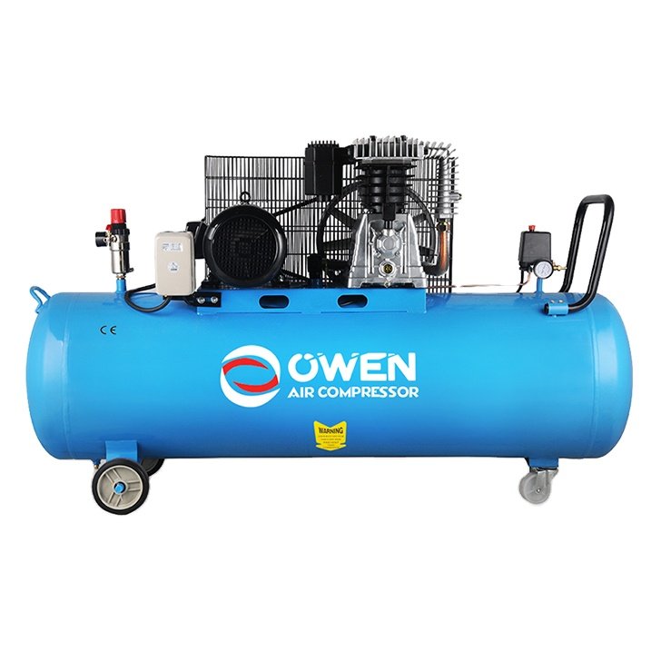 Factory Sale Piston Petrol 2 Double Cylinder air Compressor 300 Liter Tank ITALY Type Air Compressors