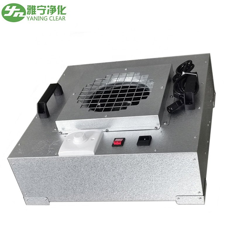 YANING Cleanroom 2X4 Feet FFU Pre Filter Mushroom Ceiling System Good Price Laminar Flow Hood HEPA Clean Room Fan Filter Unit