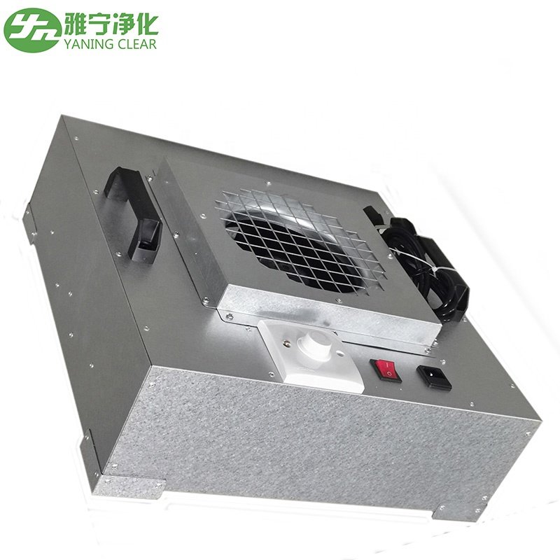 YANING Cleanroom 2X4 Feet FFU Pre Filter Mushroom Ceiling System Good Price Laminar Flow Hood HEPA Clean Room Fan Filter Unit