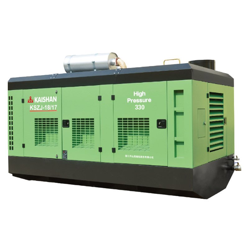 Kaishan KSZJ-18/17 2024 Heavy Duty Diesel Engine Driven 16 Bar 750 Cfm Screw Diesel Air Compressor With Computer Control System