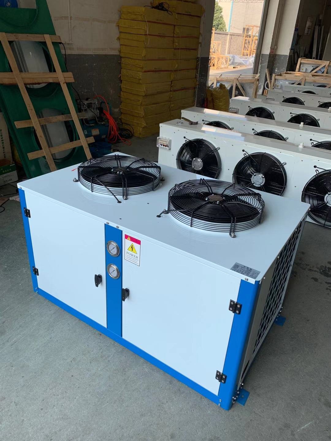 Box U-Type Air Cooled Ac Condenser Unit Compressor Cold Room Condensing Refrigeration Unit U-Type Refrigeration Unit