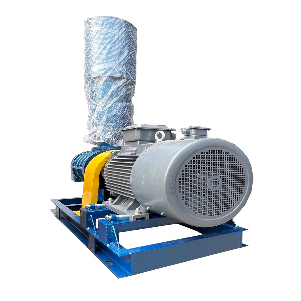 Negative Pressure Roots Vacuum Pump Pneumatic Powder Conveying Blower Large air Volume