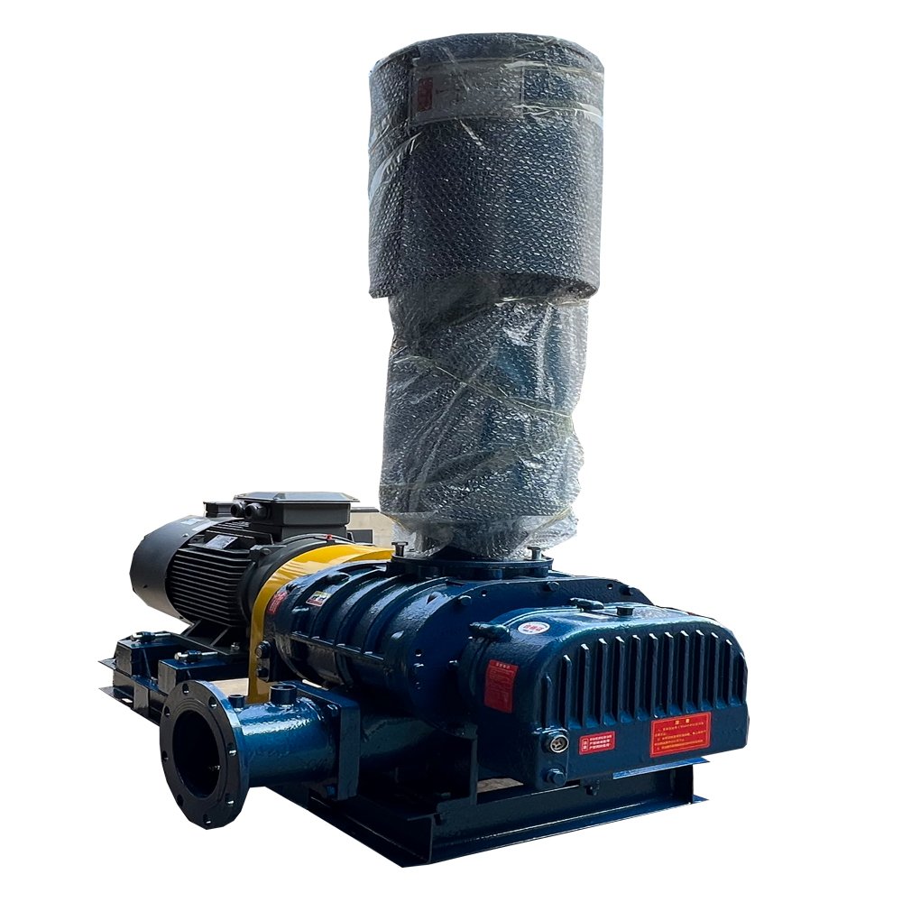 Negative Pressure Roots Vacuum Pump Pneumatic Powder Conveying Blower Large air Volume