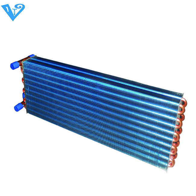 2022 L Shaped Heat Pump Evaporator Air Conditioner Condenser Coil Heat Exchanger freon Water