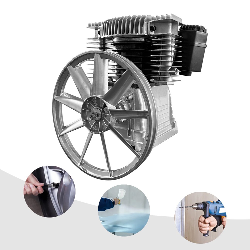 Italy Type Aluminium 1090 5.5kw air Pump Piston air Compressor Head
