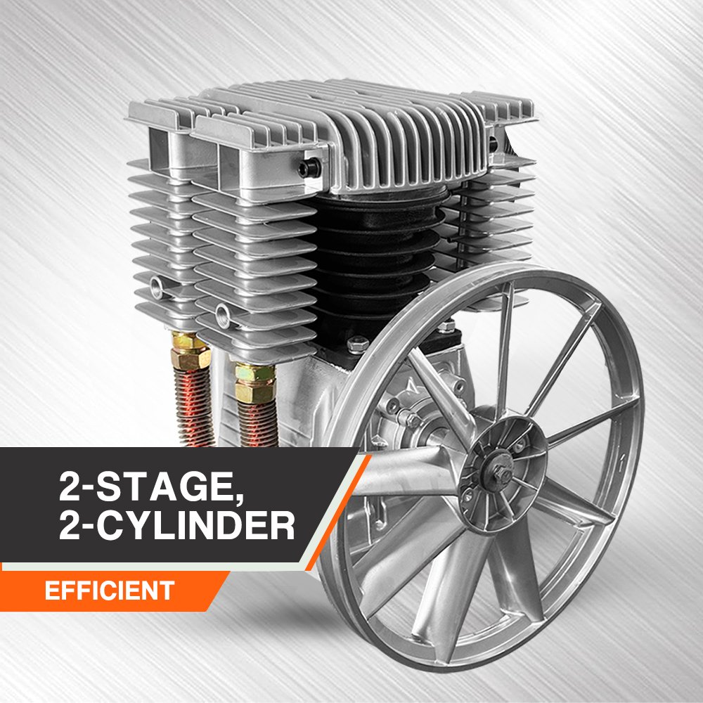 Italy Type Aluminium 1090 5.5kw air Pump Piston air Compressor Head