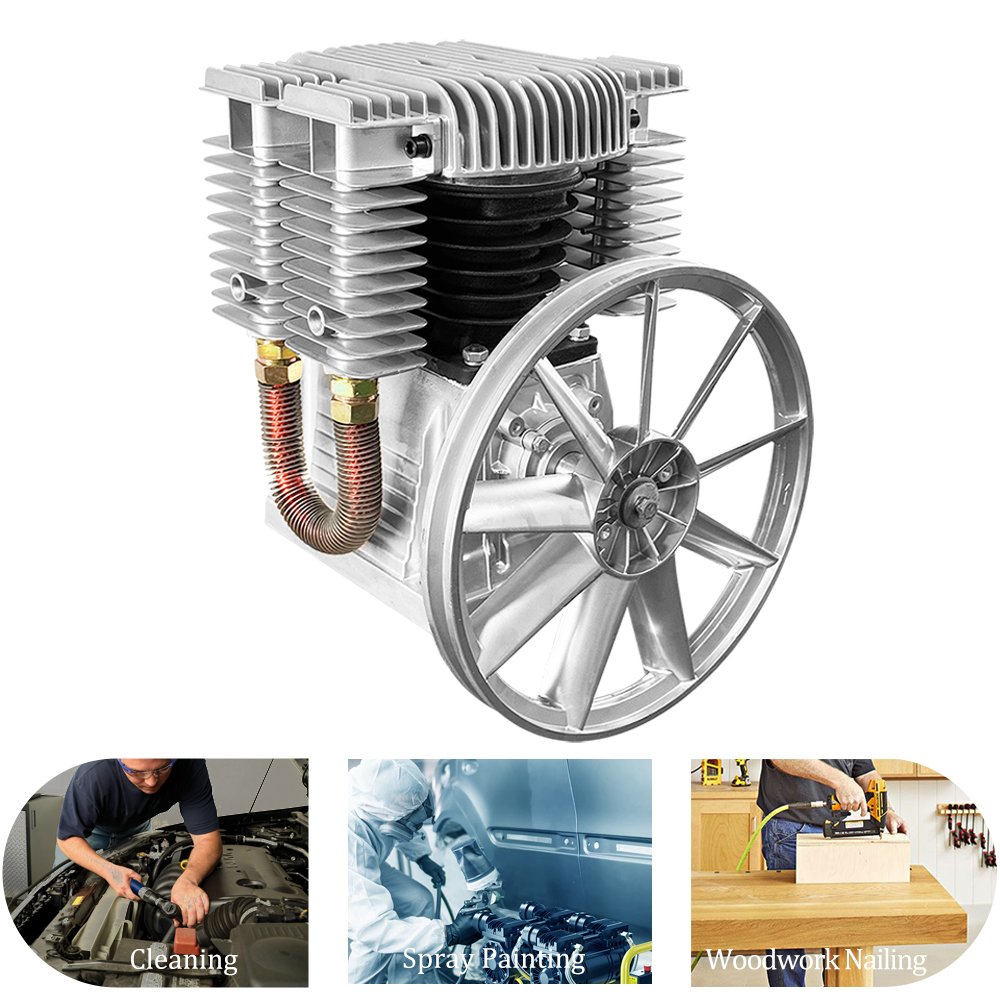 Italy Type Aluminium 1090 5.5kw air Pump Piston air Compressor Head