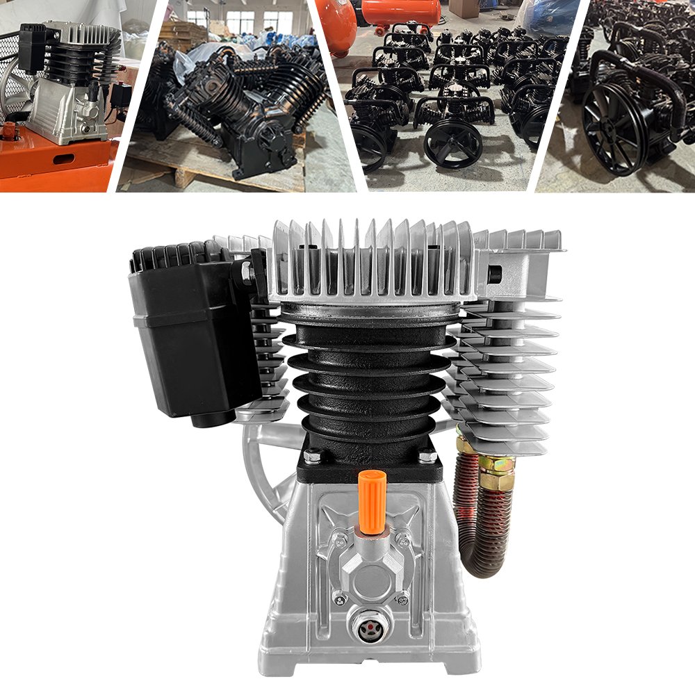 Italy Type Aluminium 1090 5.5kw air Pump Piston air Compressor Head