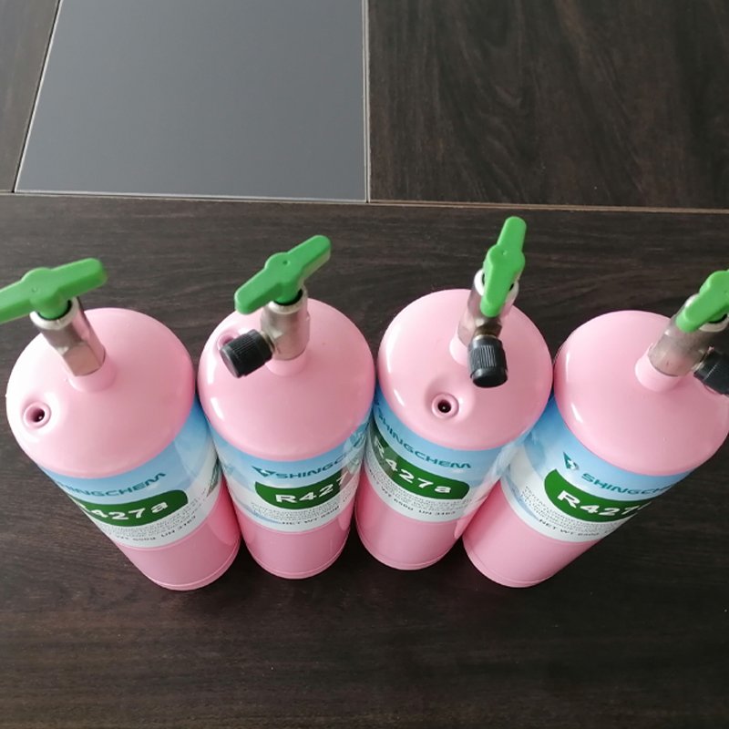 R427a Refrigerant Gas Price High Purity R427a Refrigerant for Sale R134a R410a R507c R32 R404a 1000g 1kg Small Can