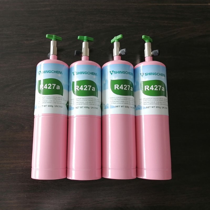 R427a Refrigerant Gas Price High Purity R427a Refrigerant for Sale R134a R410a R507c R32 R404a 1000g 1kg Small Can