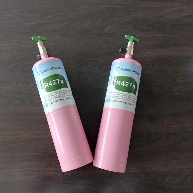 R427a Refrigerant Gas Price High Purity R427a Refrigerant for Sale R134a R410a R507c R32 R404a 1000g 1kg Small Can