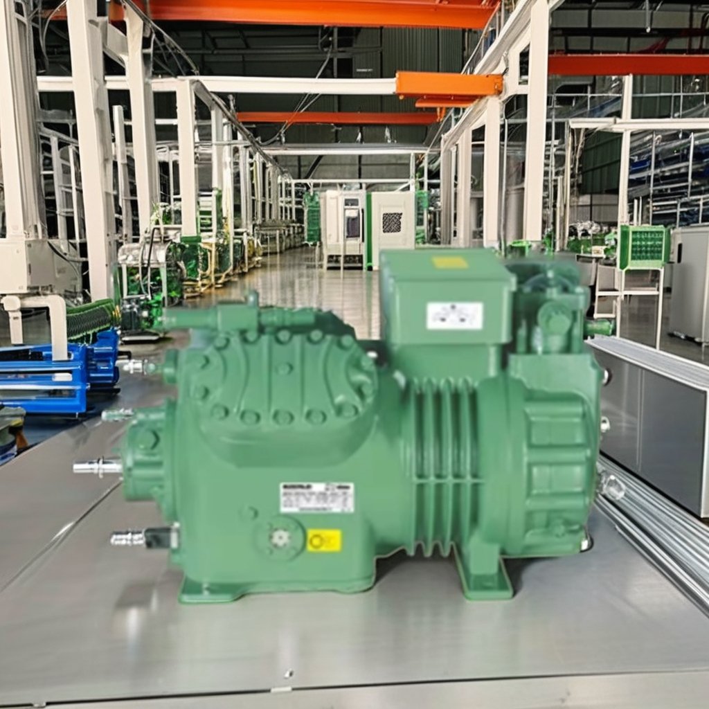 TianQiao Blast Freezer Air Cooled Semi Hermetic Compressor Bitzer Refrigeration Condensing Unit Cold Room Used New Motor Core