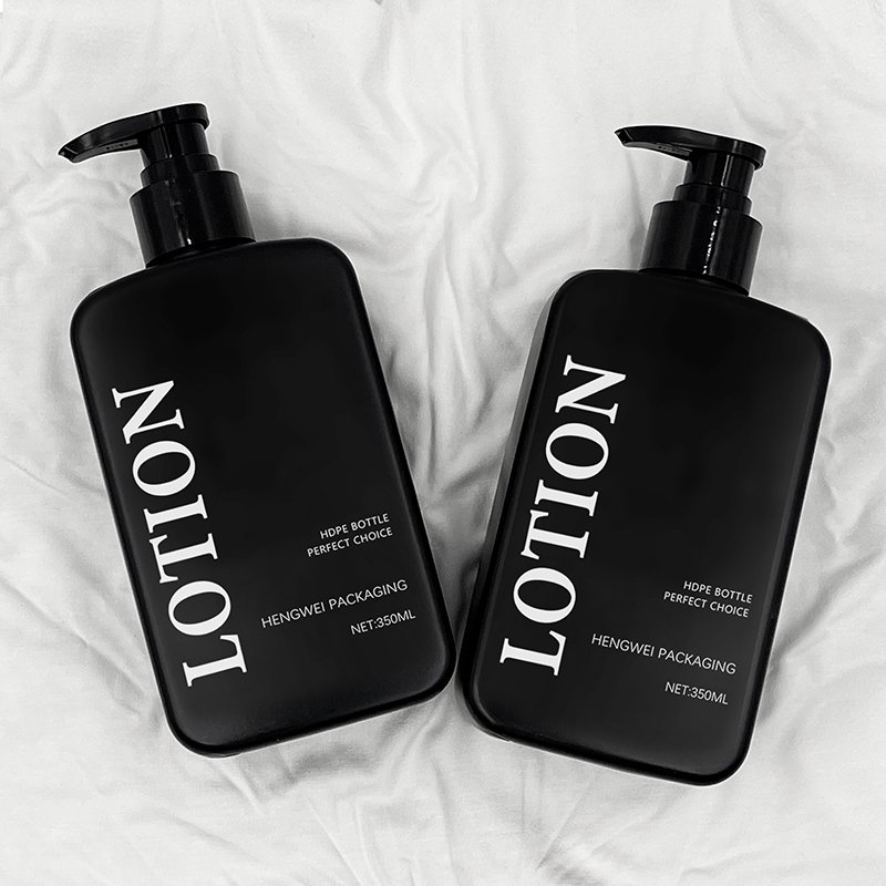 Packaging Lot Shampoo Conditioner Show Gel Lotion Pump Bottle Cosmetic Plastic Wholesale Luxury Screen Printing White OEM HDPE
