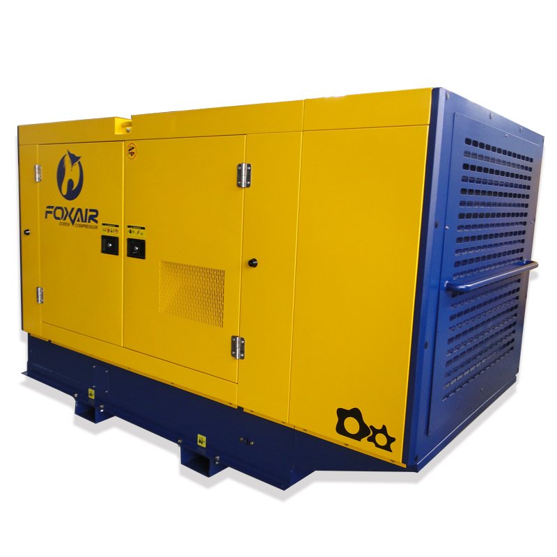 Stationary/mobile Screw diesel air Compressor 10m3 /min Pressure10bar 375CFM Used for Sand Blasting