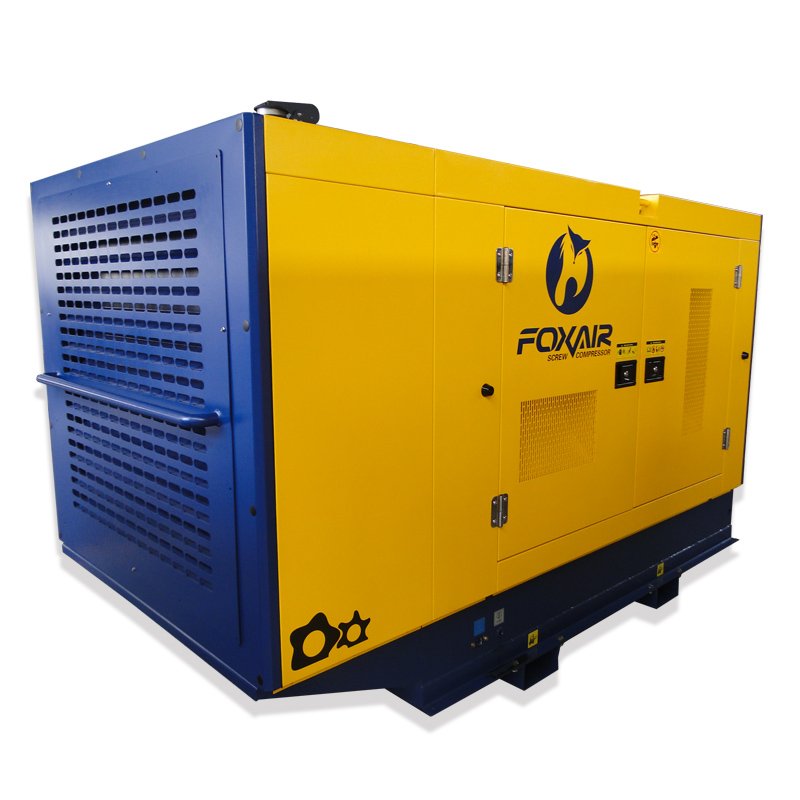 Stationary/mobile Screw diesel air Compressor 10m3 /min Pressure10bar 375CFM Used for Sand Blasting