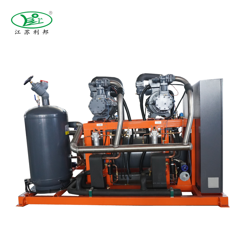 70HP 100HP 120HP 150HP Two Stage Screw Compressor Condensing Units for Large Volume Refrigeration Freezer Room
