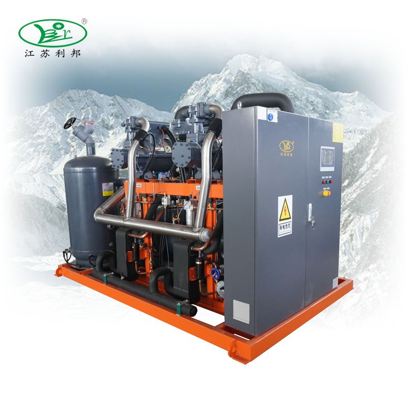 70HP 100HP 120HP 150HP Two Stage Screw Compressor Condensing Units for Large Volume Refrigeration Freezer Room