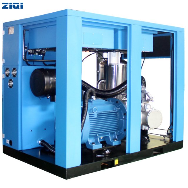 Heavy Duty Noiseless 45KW 415V Oilless Water Lubrication air Cooled Screw Air Compressor with WEG IE4 Motor for Offer