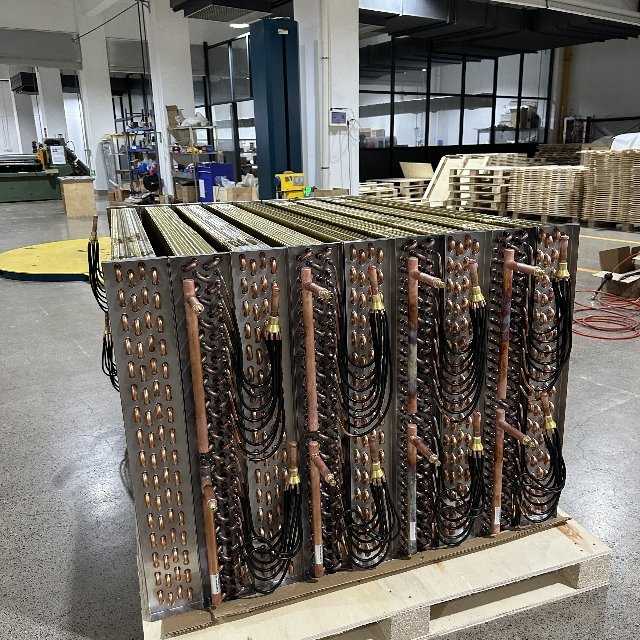 Good Price 9.52 Aluminum Fin Copper Tube Heat Exchanger Condenser for Heat Pump