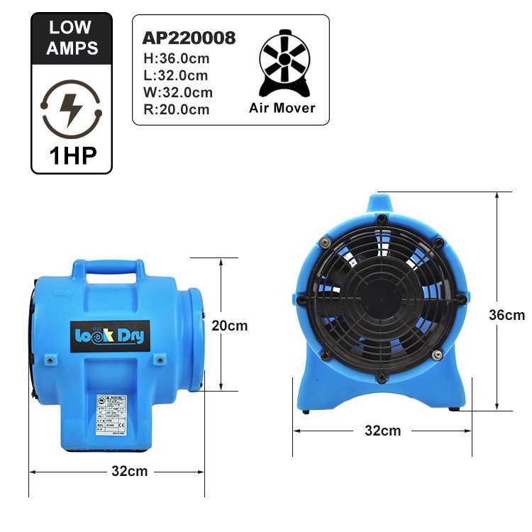 air Movers Water Damage air Mover Carpet Dryer Blower Water restoration Equipment air Mover