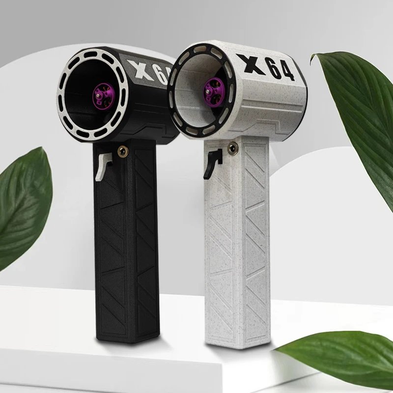 Portable 3D Printed 64mm Ducted Violent Turbofan Industrial Handheld Hair Dryer with Car Wash Dust Cross-Border Vacuum Cleaner