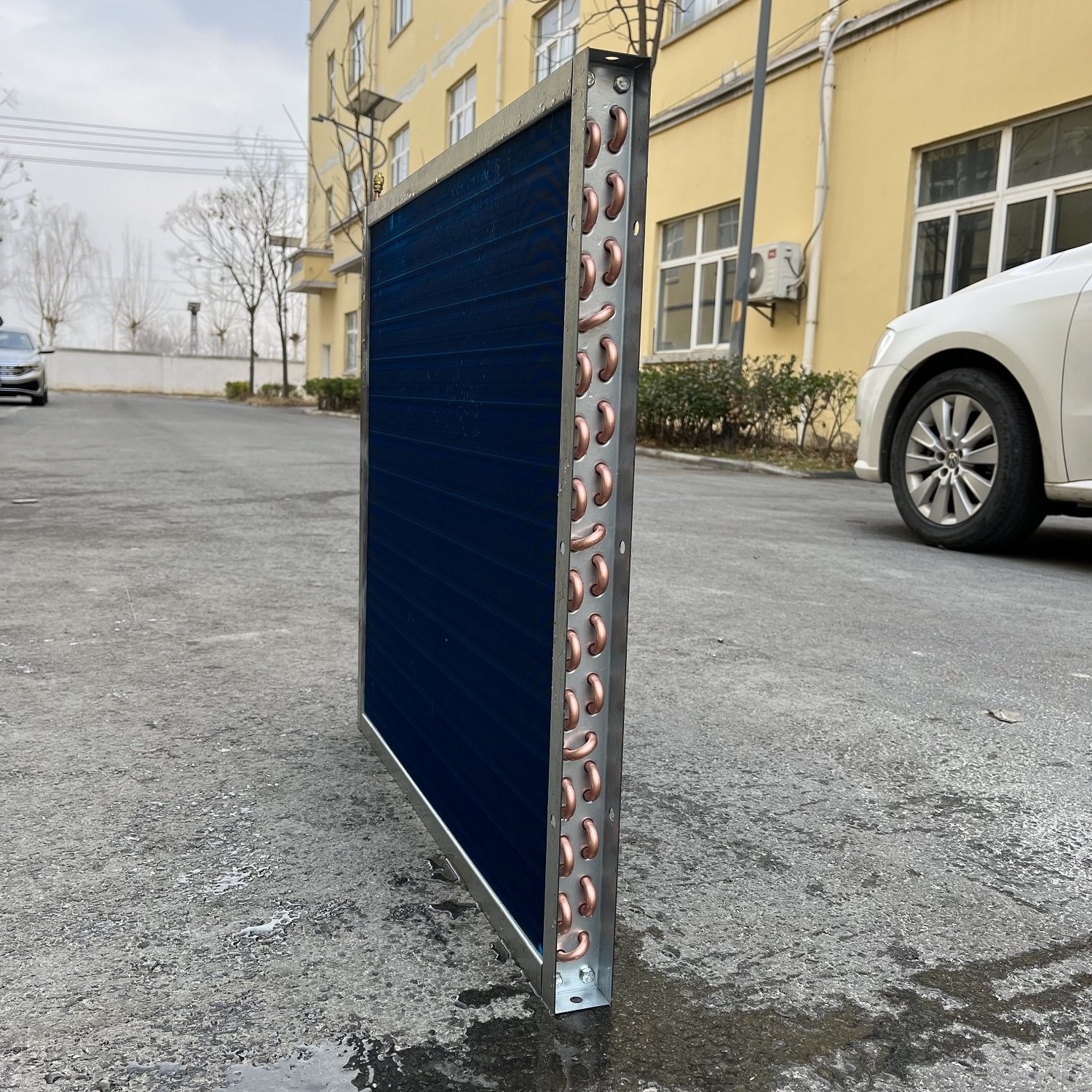Air Conditioning Unit Copper Tube Aluminum Fin Evaporator Custom Fan Coil Condenser Radiator