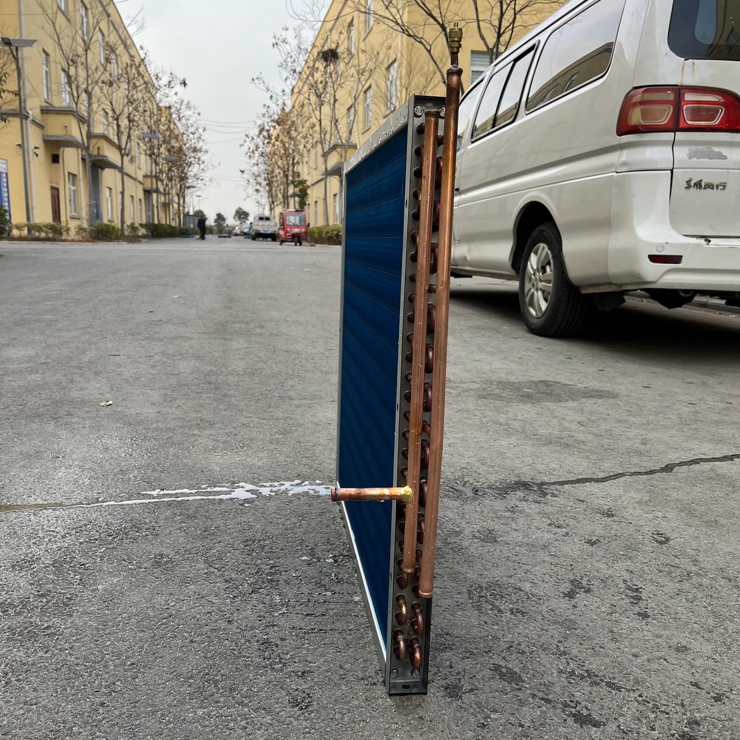 Air Conditioning Unit Copper Tube Aluminum Fin Evaporator Custom Fan Coil Condenser Radiator