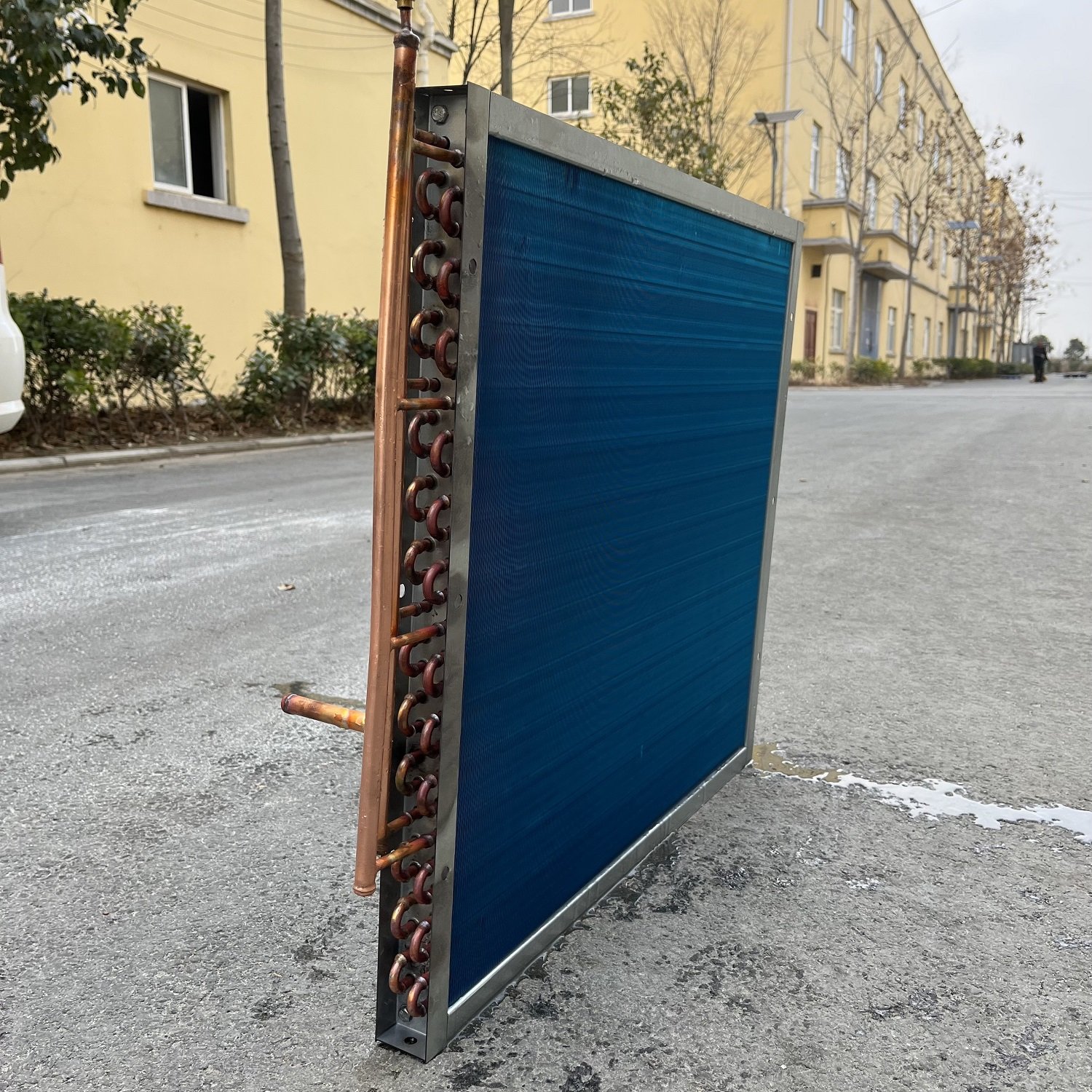 Air Conditioning Unit Copper Tube Aluminum Fin Evaporator Custom Fan Coil Condenser Radiator