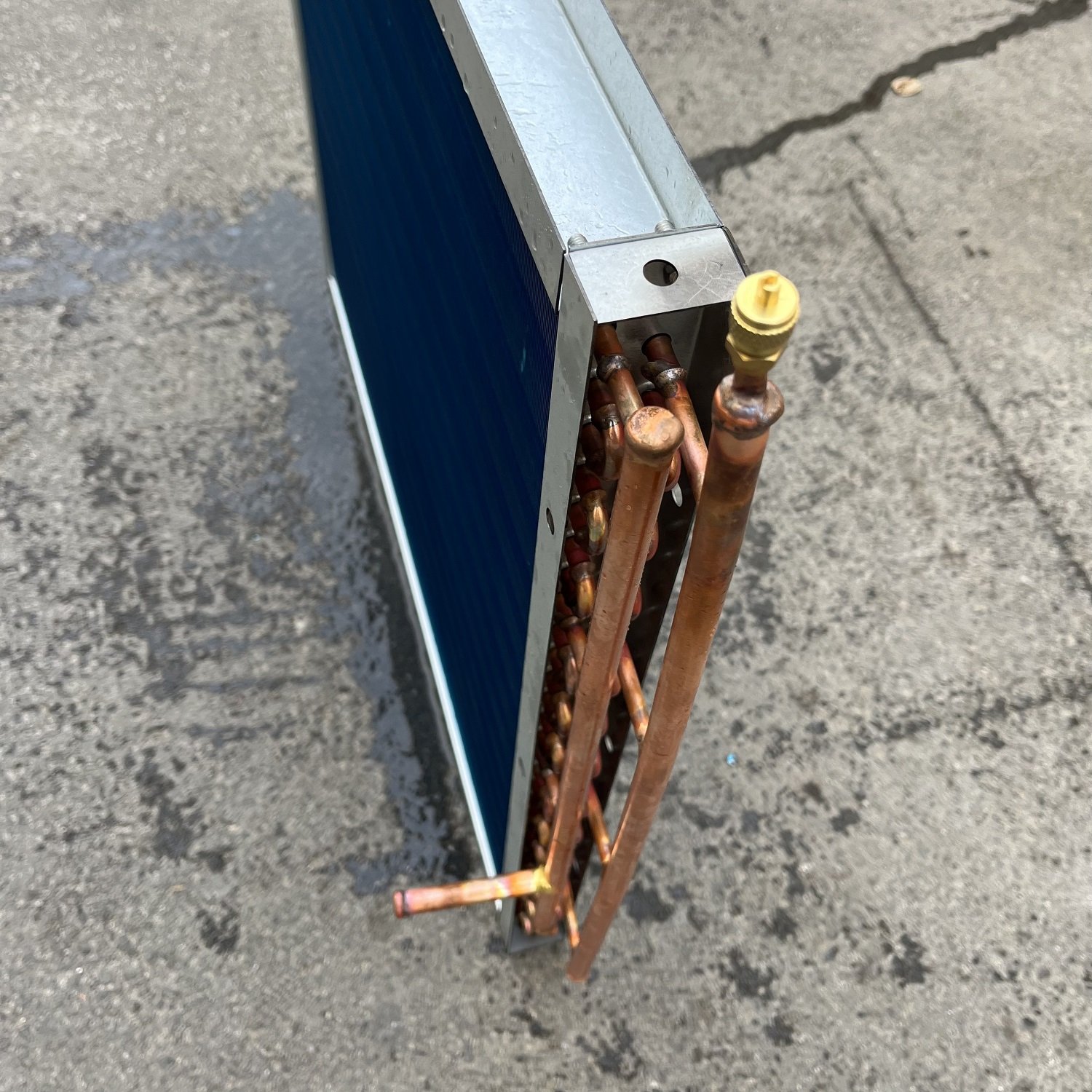 Air Conditioning Unit Copper Tube Aluminum Fin Evaporator Custom Fan Coil Condenser Radiator
