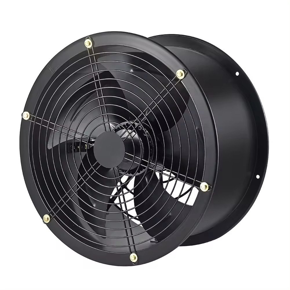 Large Air Powerful Industrial Ventilation Extractor Metal Axial Duct Exhaust Fan Commercial Air Blower Fan for Kitchen